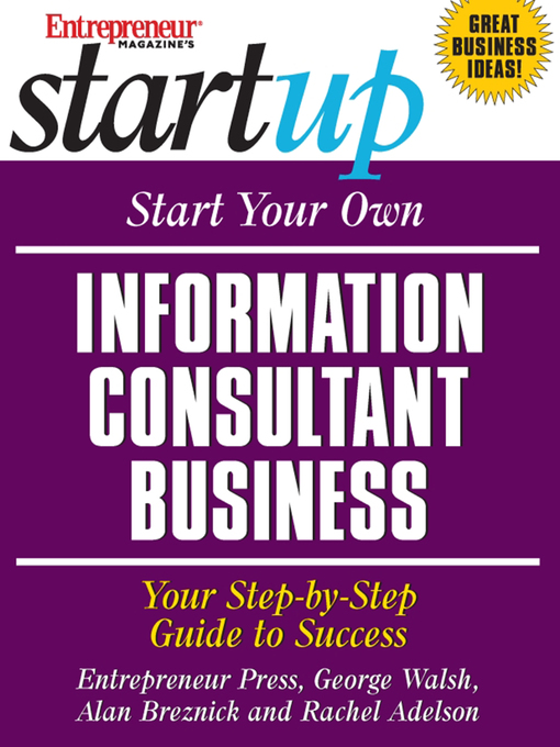 Title details for Start Your Own Information Consultant Business by Entrepreneur Press - Wait list